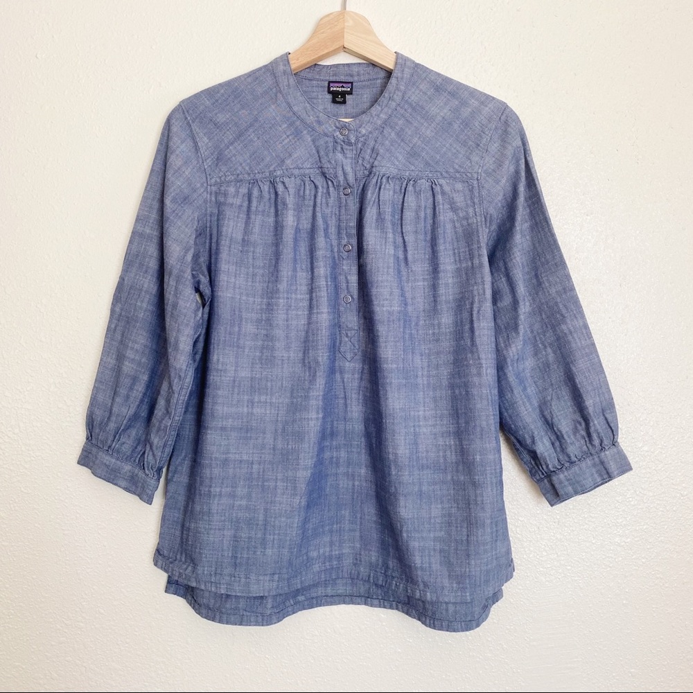 Patagonia Blue Blouse